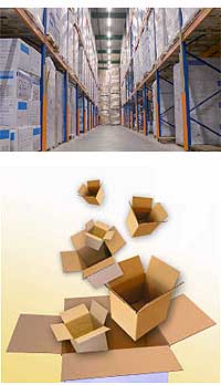 Lager und Verpackung