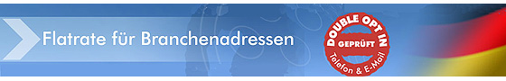 Flatrate f�r Branchenadressen