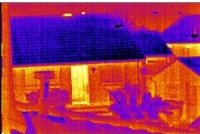 Wärmestrahlung von Gebäuden