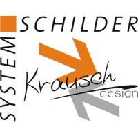 Systemschilder Krausch Firmenlogo