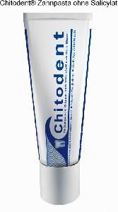 Chitodent® Zahnpasta ist eine salicylatfreie  Zahnpasta ohne pflanzlichen Inhaltstoffe. Das Aroma enthält keine ätherischen Öle, die Salicylate oder Methylsalicylat aufweisen