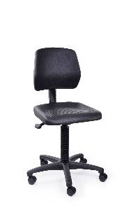 Arbeitsdrehstuhl mit PU-Schaum-Sitzgarnitur, Stuhllenkrollen