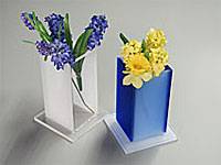 Vase aus Acrylglas / Plexiglas