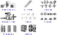 Steckverbinder und Profile, Connectors and profiles, Les con