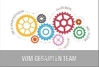 Teamkarte 8714-834 mit Grüßen vom gesamten Team