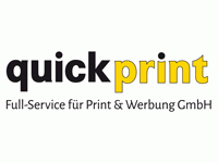 Firmenlogo - quickprint Fullservice für Print & Werbung GmbH